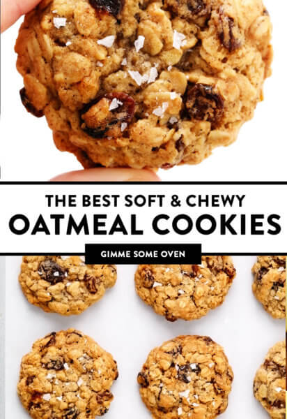 The Best Soft and Chewy Oatmeal Cookies