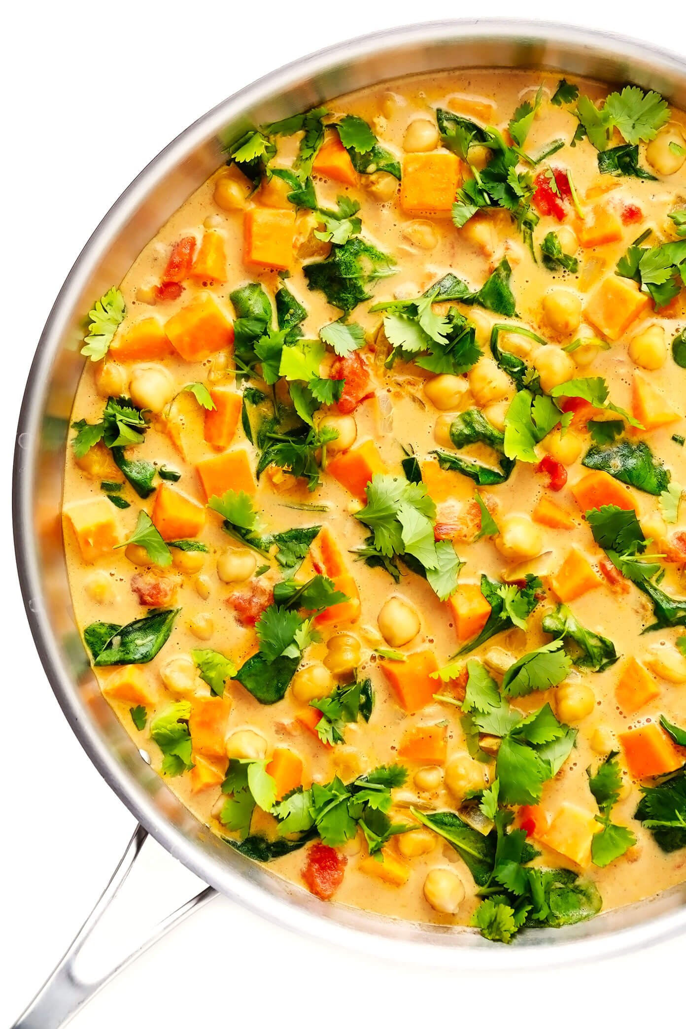 Sweet Potato Chickpea Coconut Curry