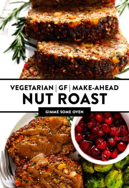 Vegetarian Gluten-Free Make-Ahead Nut Roast