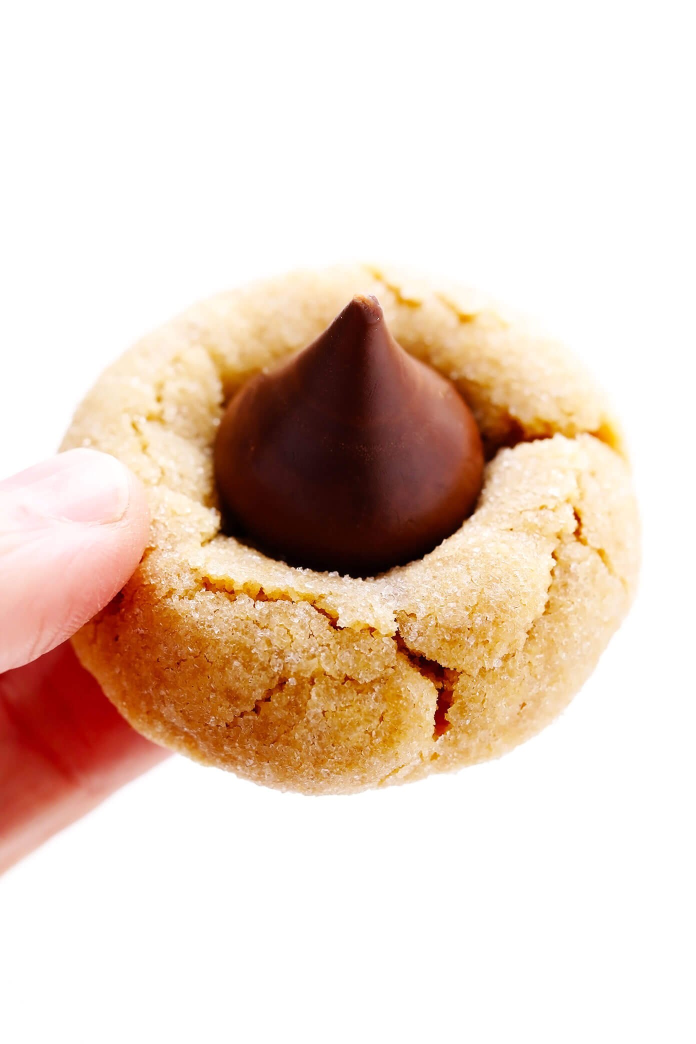 Peanut Butter Blossom Cookie Close-Up