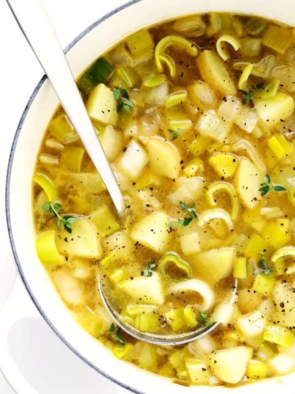 Rustic Potato Leek Soup