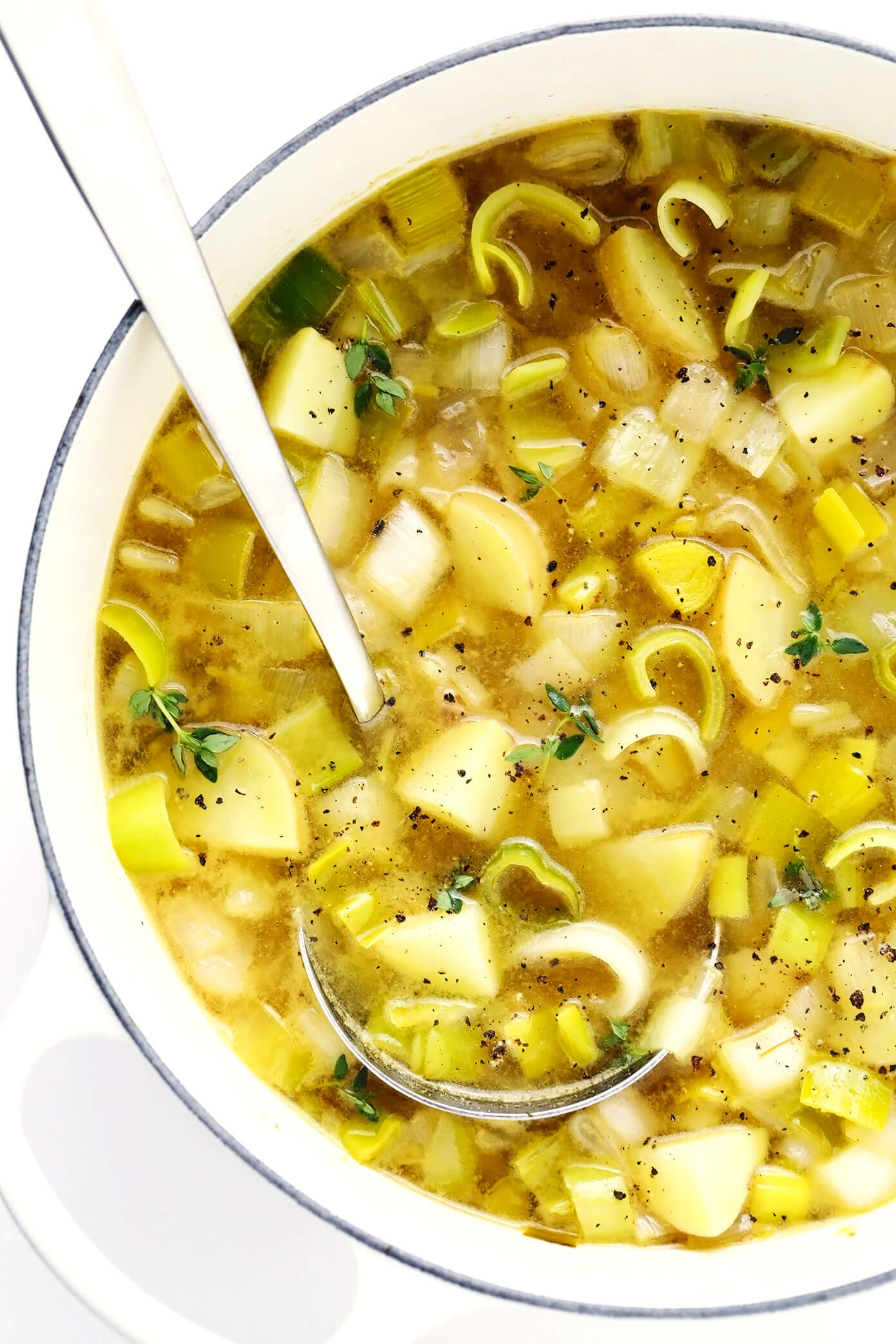 Rustic Potato Leek Soup