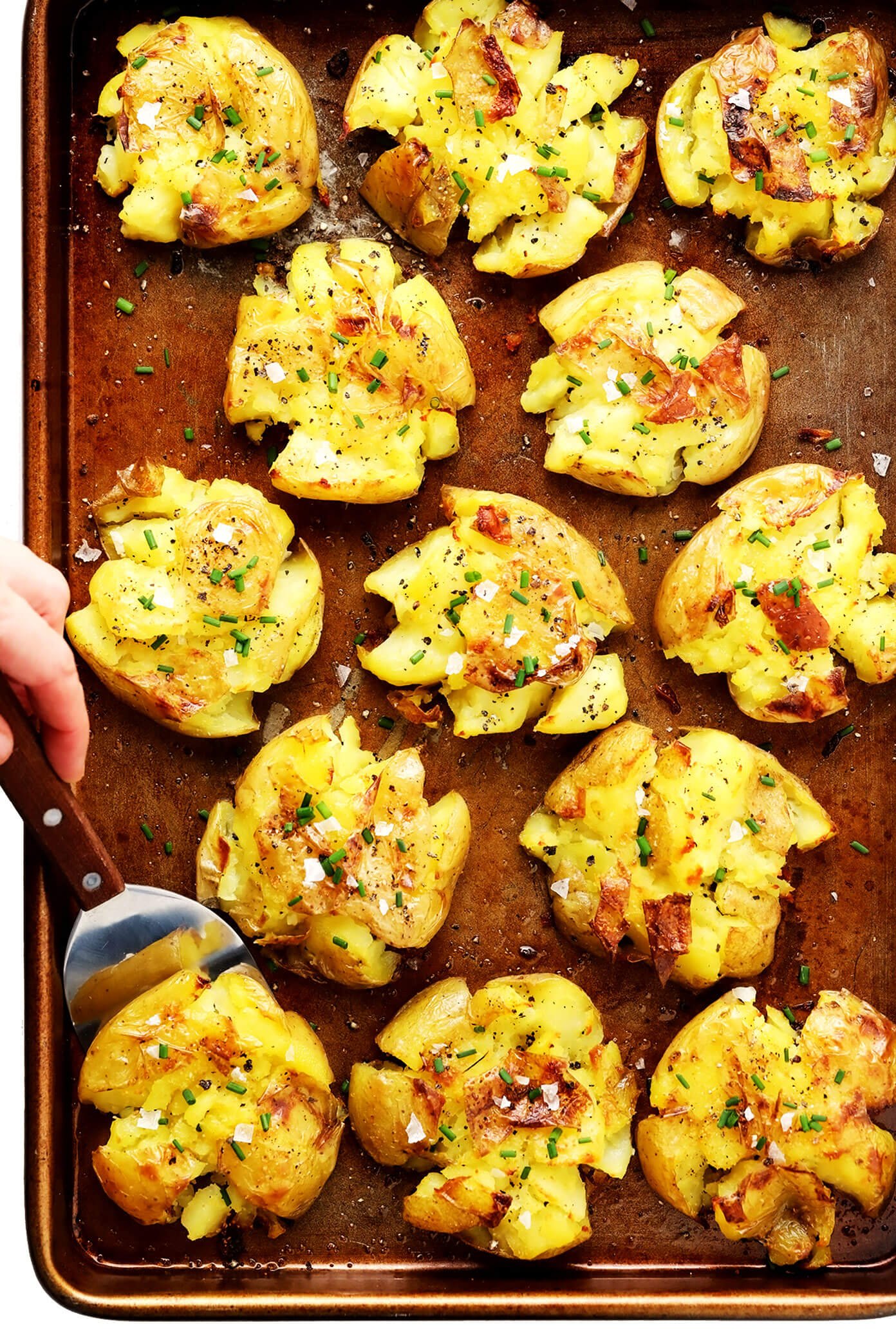Oven Smashed Potatoes