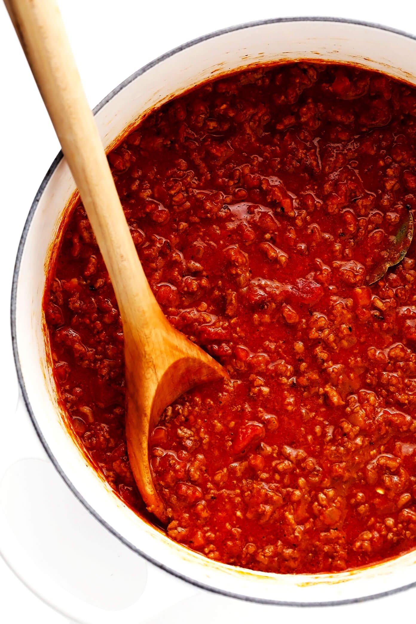 Pot of Bolognese Sauce