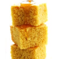 Homemade Cornbread with Honey