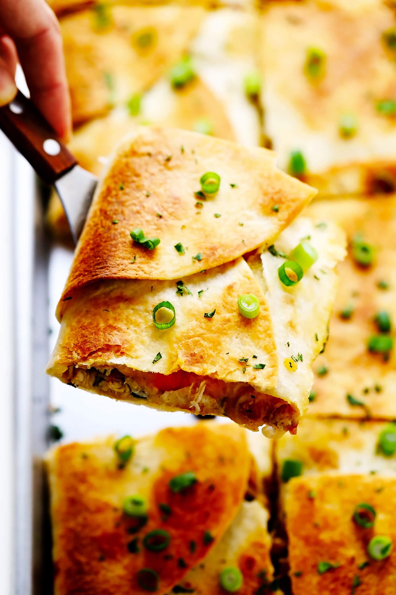 Sheet Pan Quesadilla - Fueling a Southern Soul