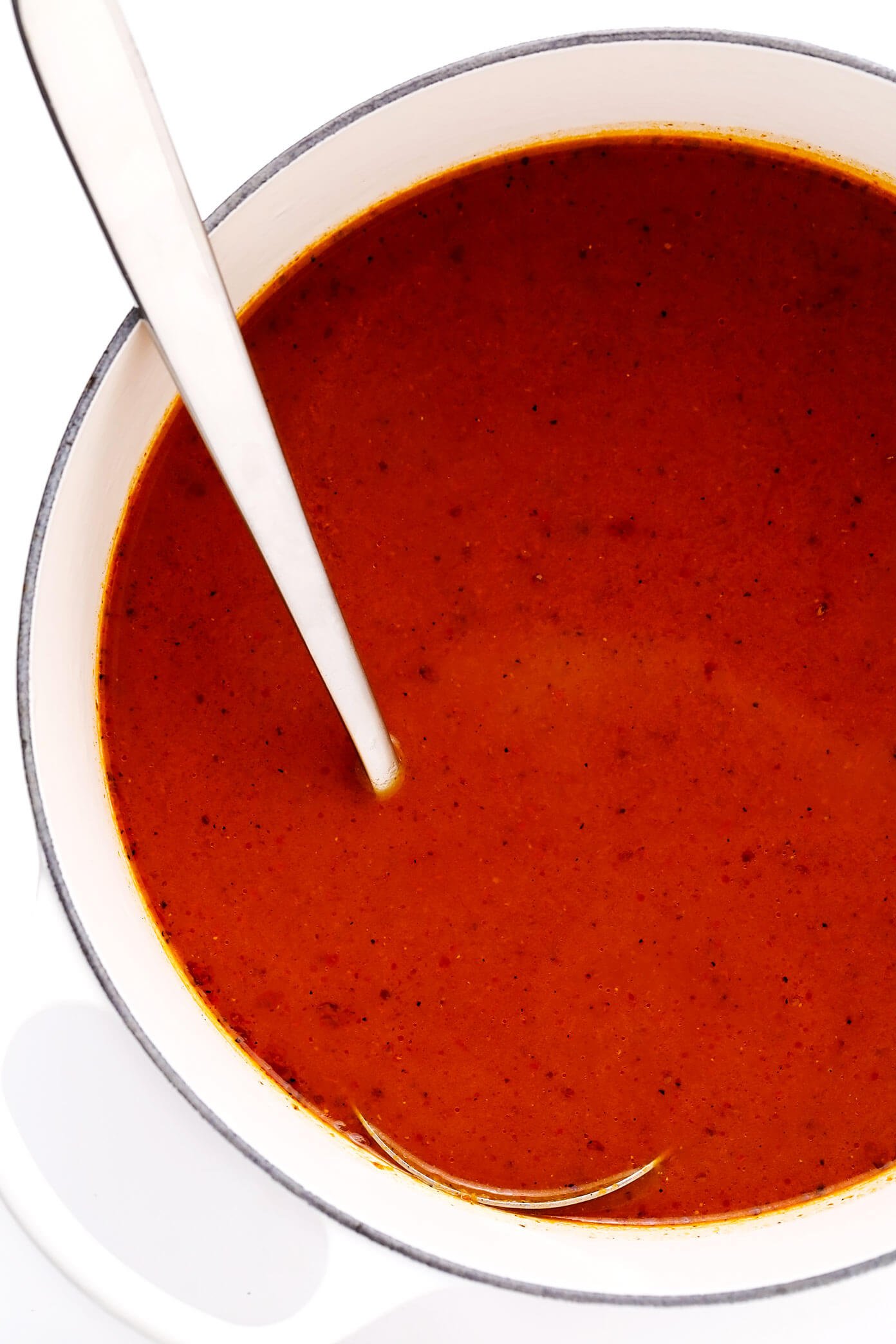 Caldo de Sopa Azteca (Tortilla Soup Broth)