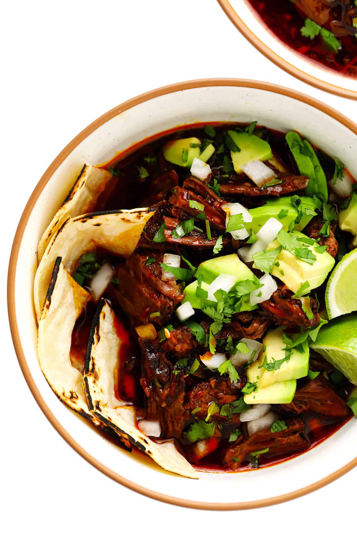 Birria Beef Stew in Bowls