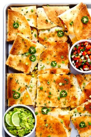 Chicken Sheet Pan Quesadilla