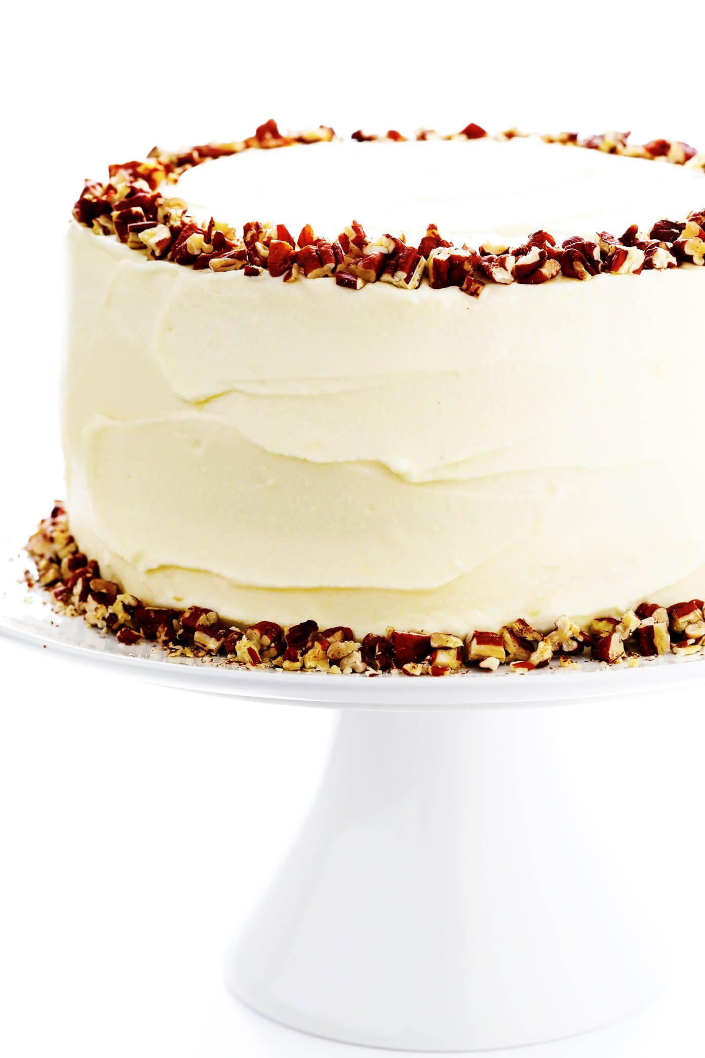 Doctor Bird Cake (Hummingbird Cake) on Pedestal