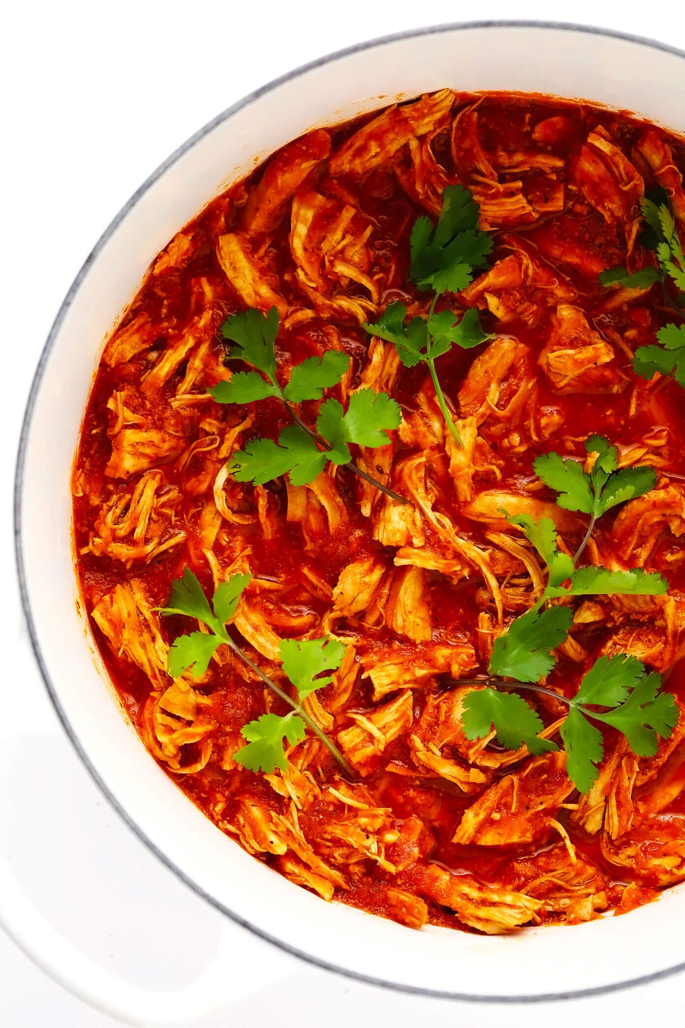 Easy Chicken Tinga in Stockpot