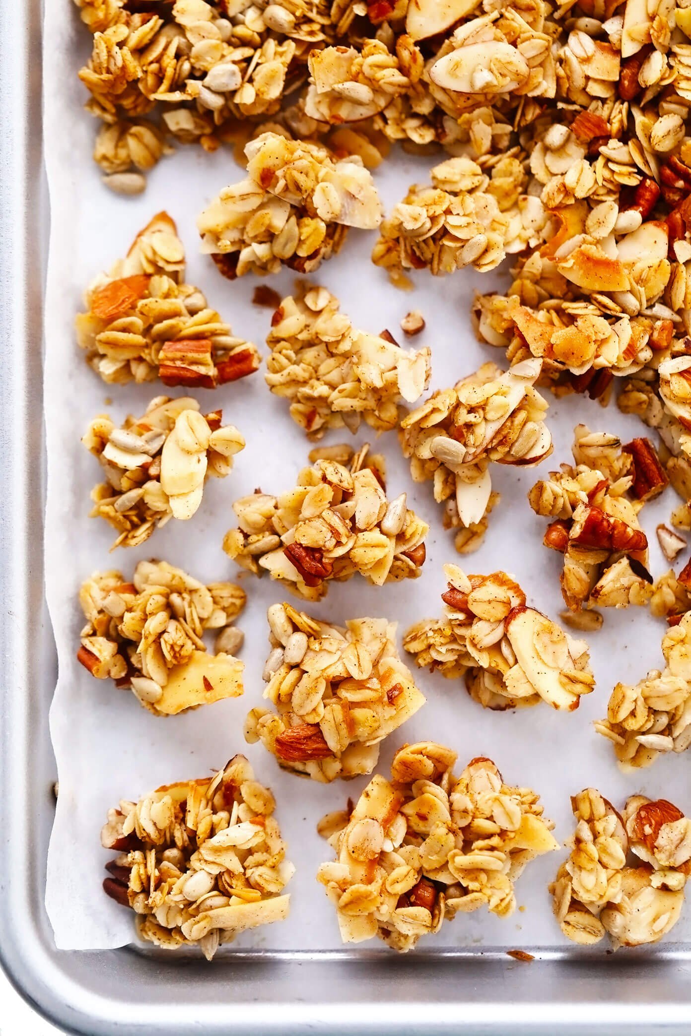 Granola Clusters on Sheet Pan