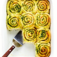 Cheesy Pesto Rolls