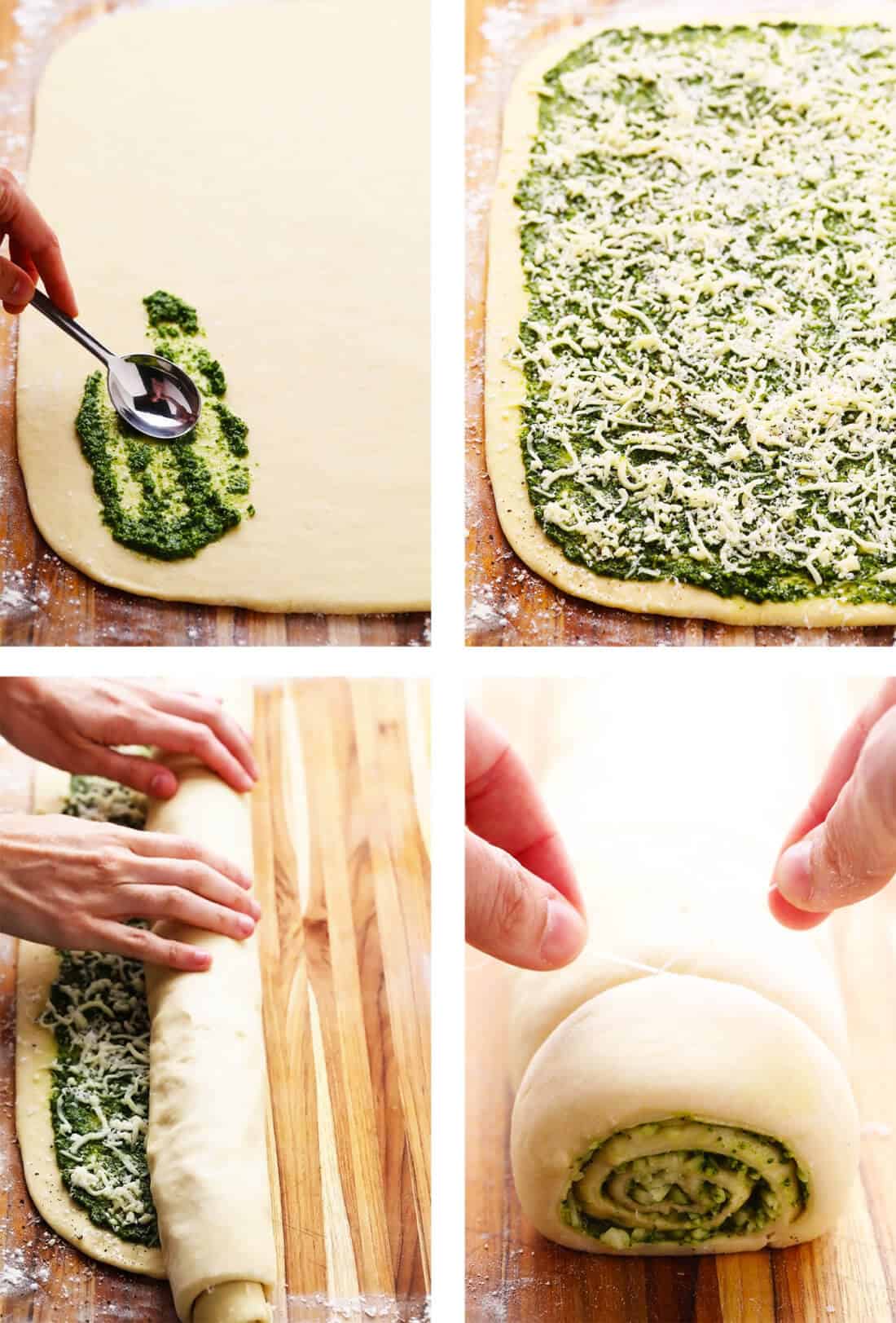 Cheesy Pesto Rolls Gimme Some Oven