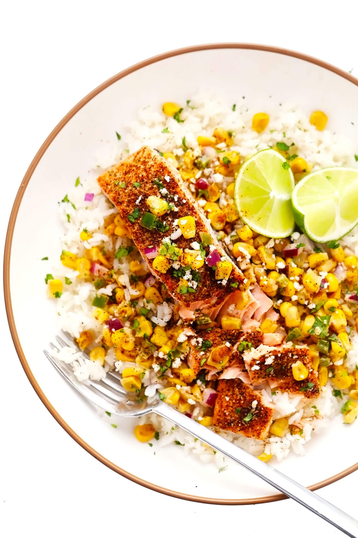 Chili Lime Salmon with Esquites