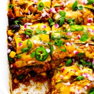 Zucchini Enchilada Casserole Recipe