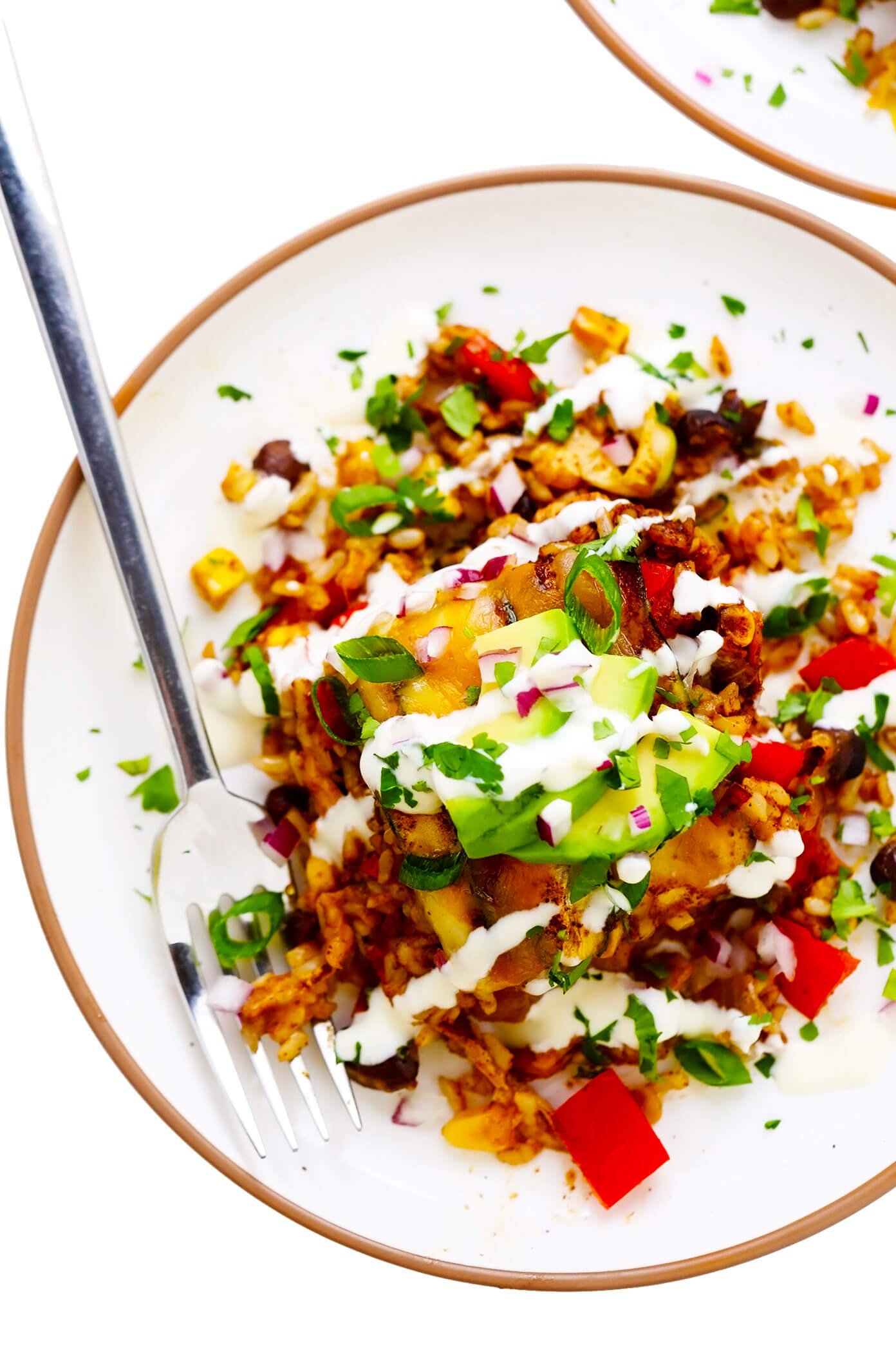 Caçarola de Abobrinha Enchilada Fatia no Prato