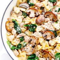 Creamy Tuna Mushroom Pasta