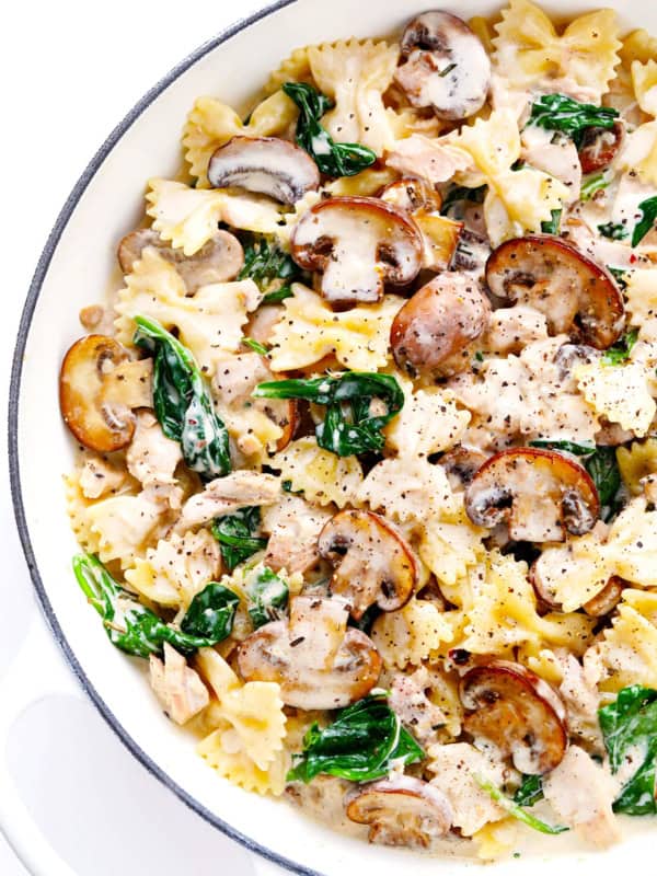 Creamy Tuna Mushroom Pasta