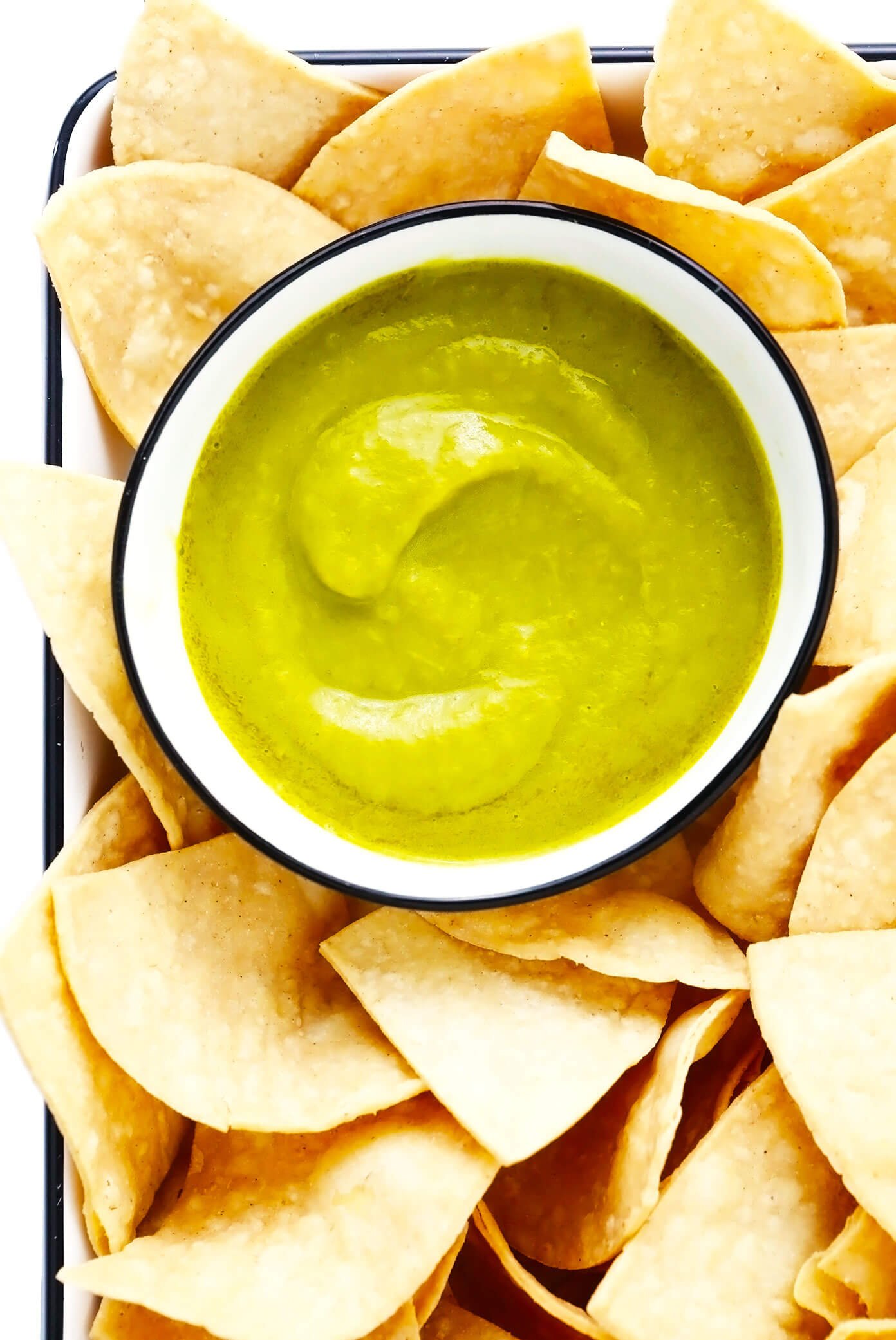 Receita de imitação da Salsa Doña com Tortilla Chips