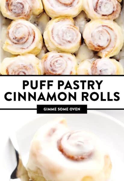 Puff Pastry Cinnamon Rolls