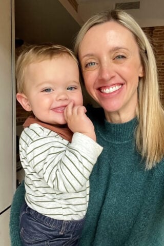 Ali Martin and her son, Teo