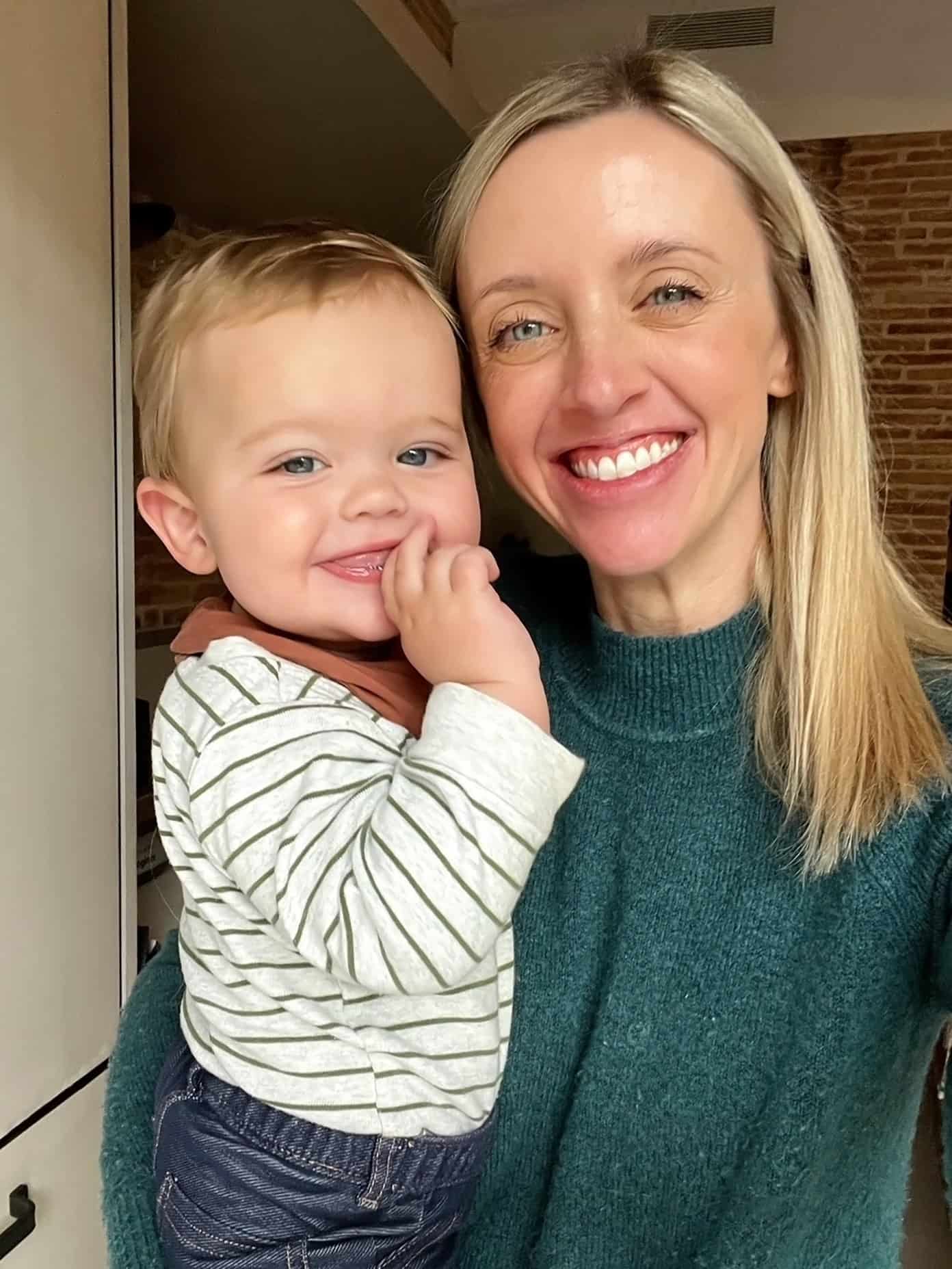 Ali Martin and her son, Teo