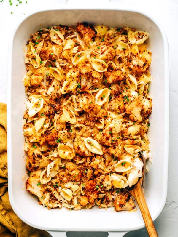 Roasted Cauliflower Mac and Cheese