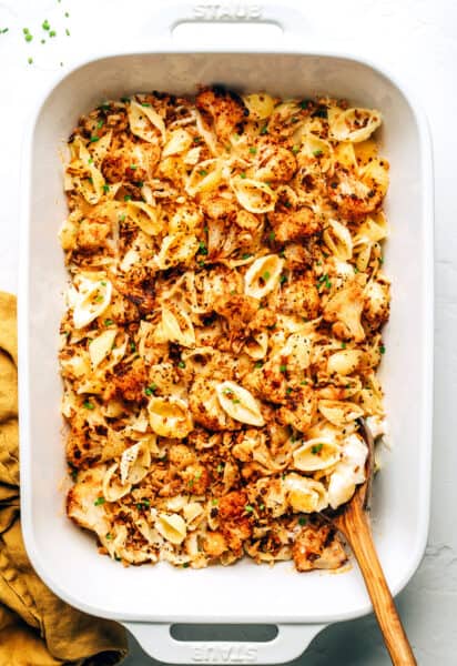 Roasted Cauliflower Mac and Cheese