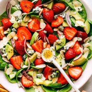 Strawberry Spinach Salad with Poppyseed Dressing
