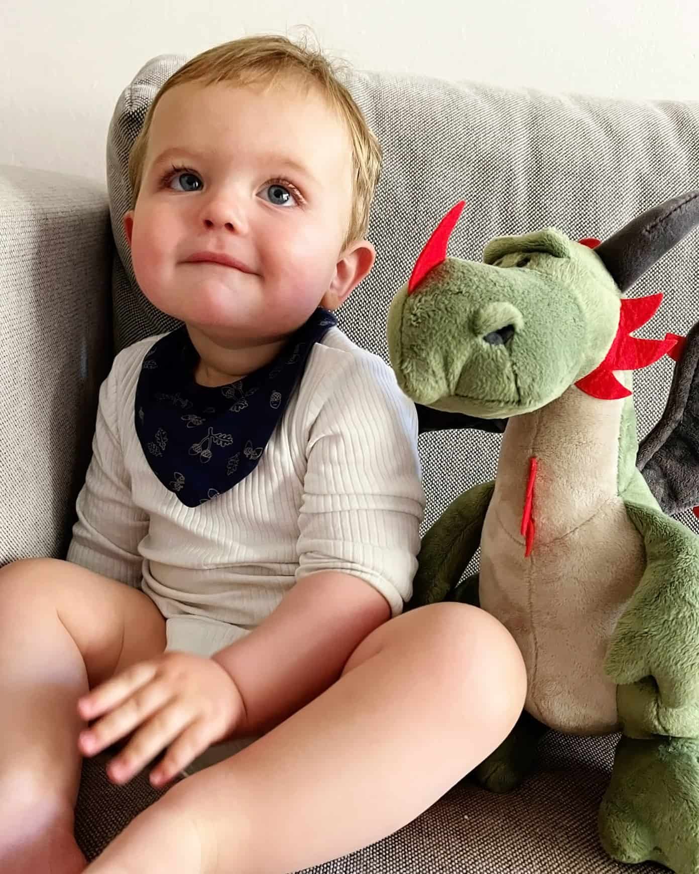 Teo Martin and his Sant Jordi Dragon