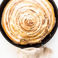 Giant Cinnamon Roll with Cream Cheese Frosting