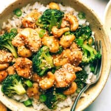 Cashew Chicken and Broccoli-image