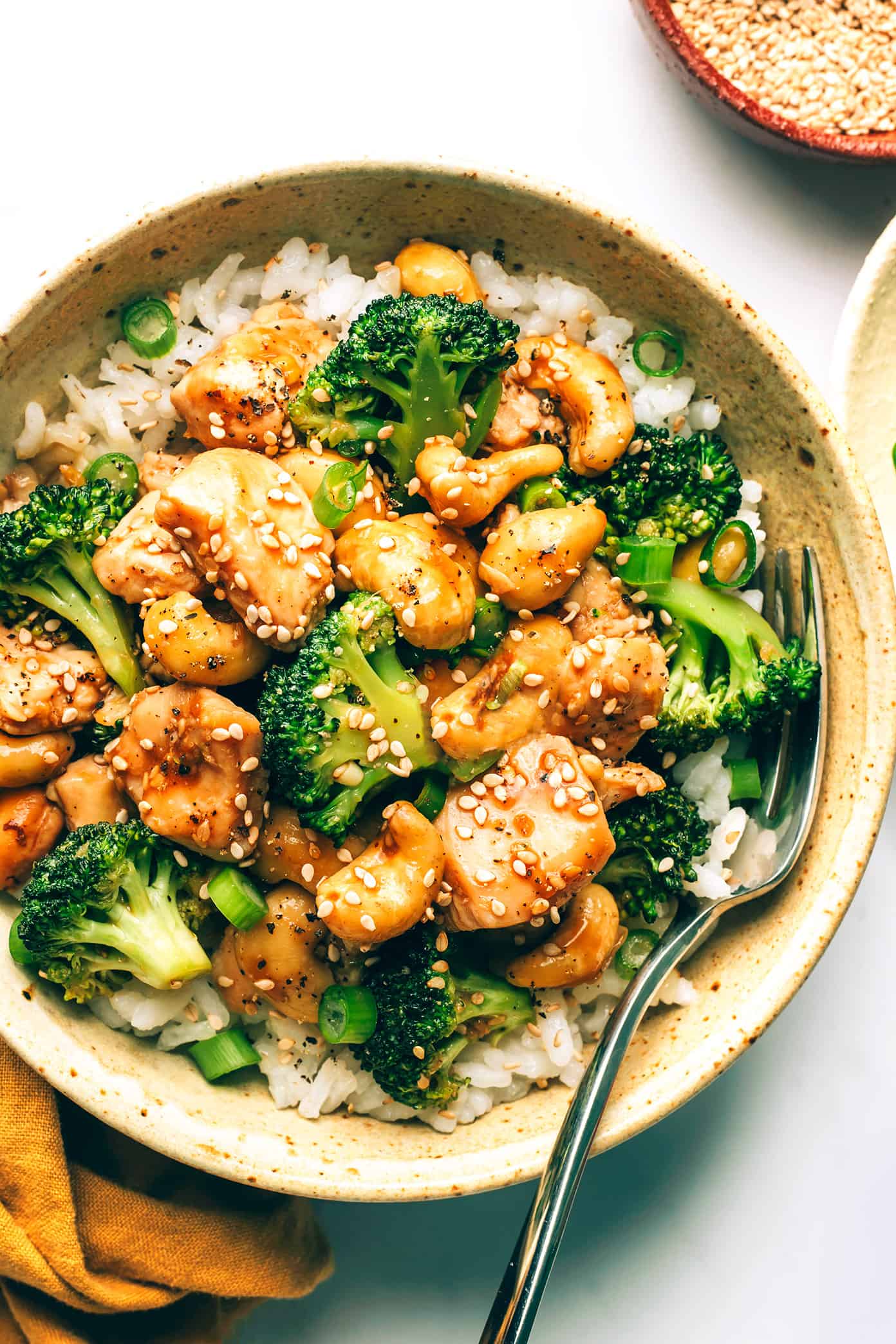 Cashew Chicken and Broccoli