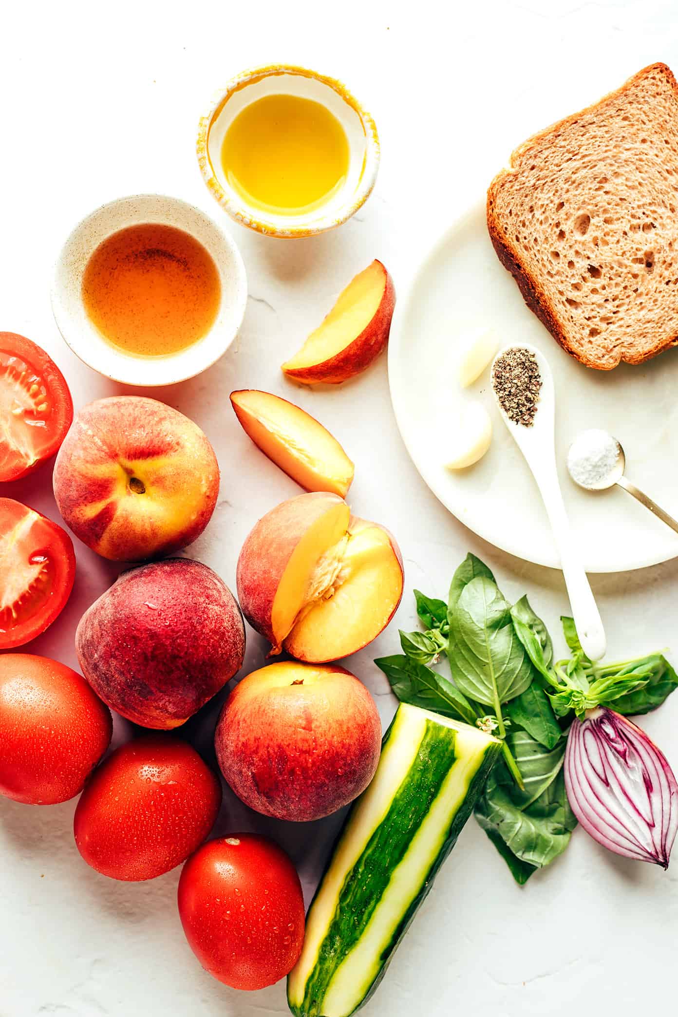 Peach Gazpacho Ingredients