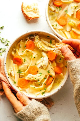 Coziest Chicken Noodle Soup