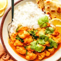 Butter Chicken and Cauliflower