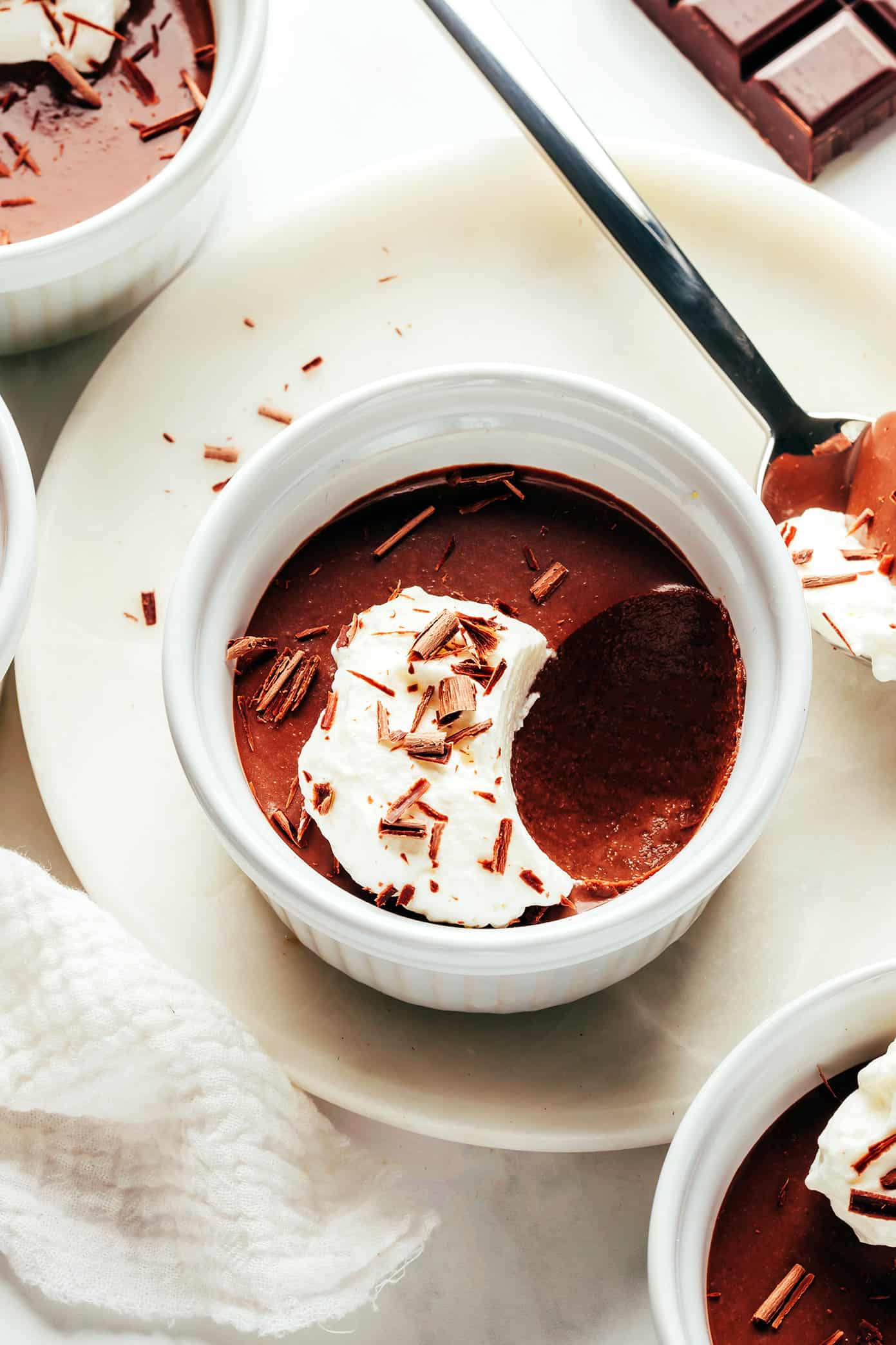 Chocolate Pot de Creme In Ramekin