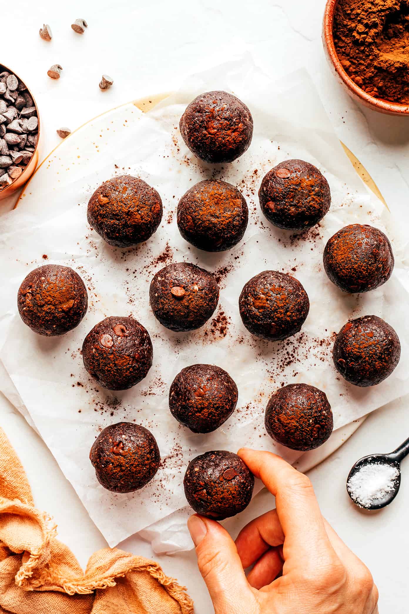 Full batch of Salted Chocolate Brownie Bites