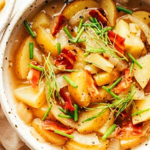 Potato Bacon Fennel Soup