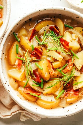 Potato Bacon Fennel Soup