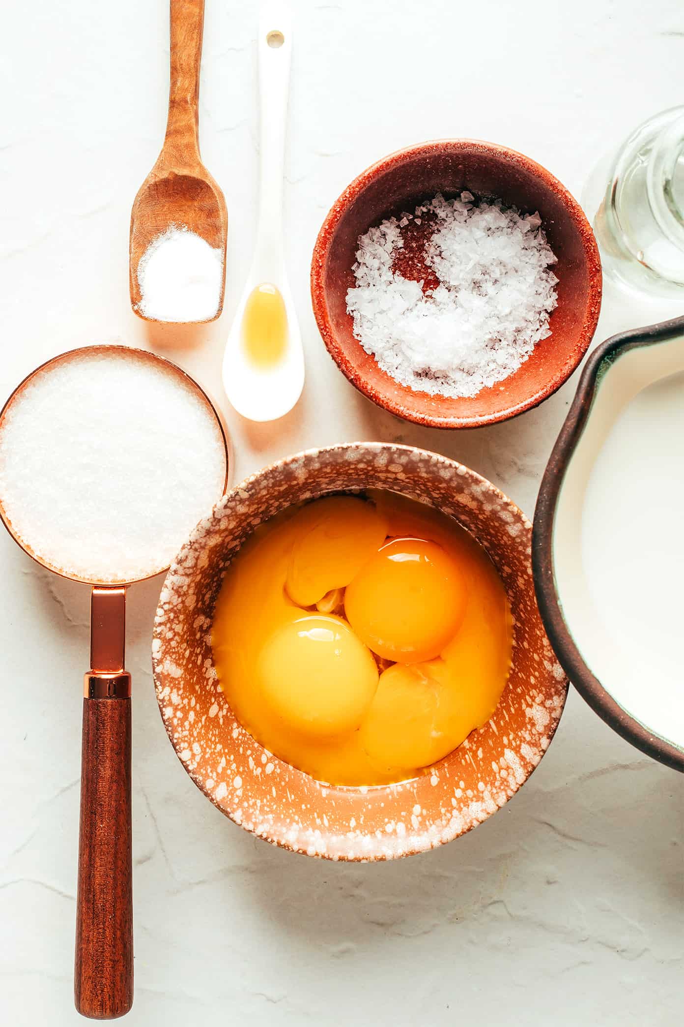 Salted Caramel Crème Brûlée Ingredients