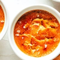 Salted Caramel Crème Brûlée in Ramekins
