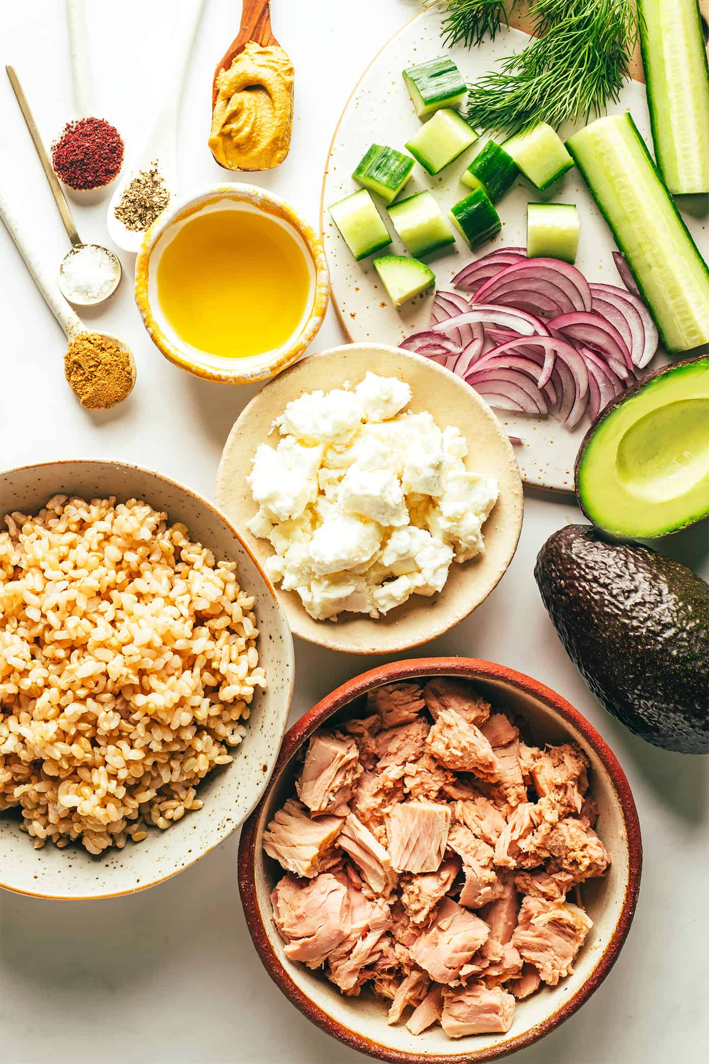 Tuna Salad Ingredients