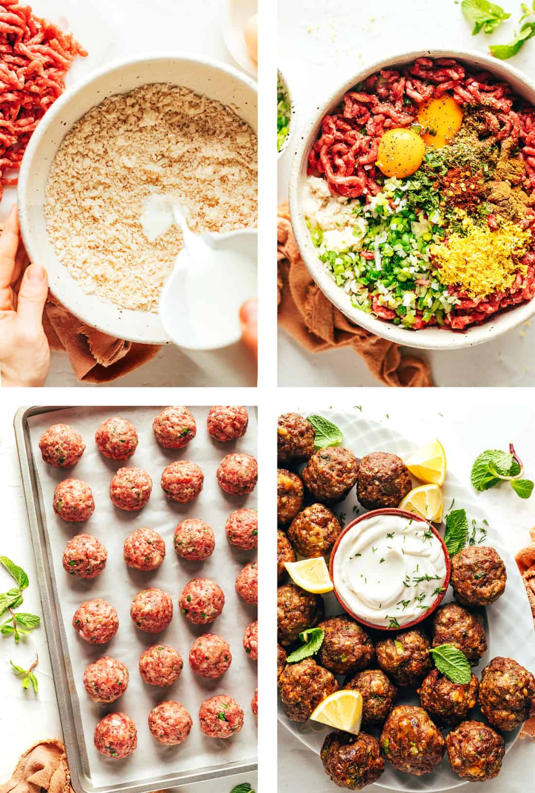 Greek Meatballs Recipe | Gimme Some Oven