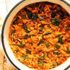 Italian Sausage Zucchini Orzo-image