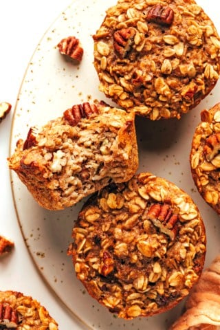 Banana Baked Oatmeal Cups