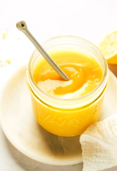 Homemade lemon curd