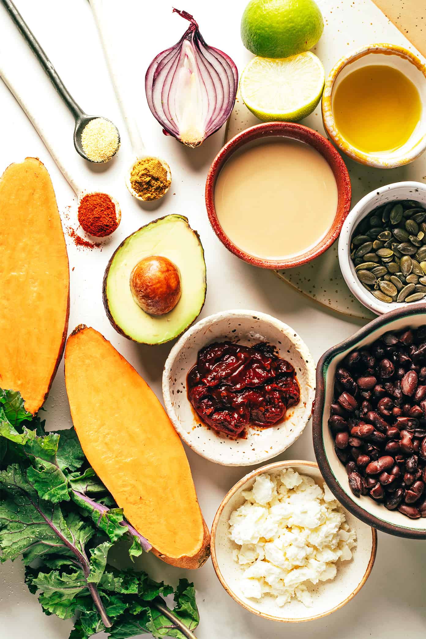 Sweet Potato Avocado Salad Ingredients