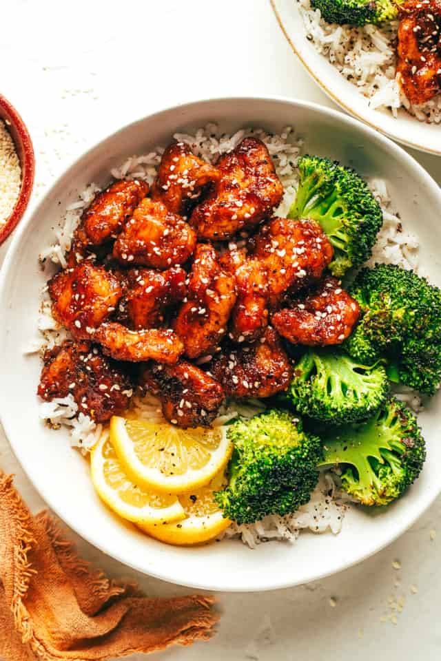 Sticky Honey Lemon Chicken My Food Recipe Videos